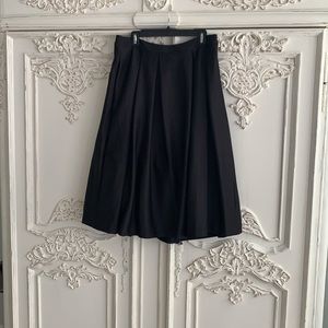 KARL LAGERFELD Black Midi skirt